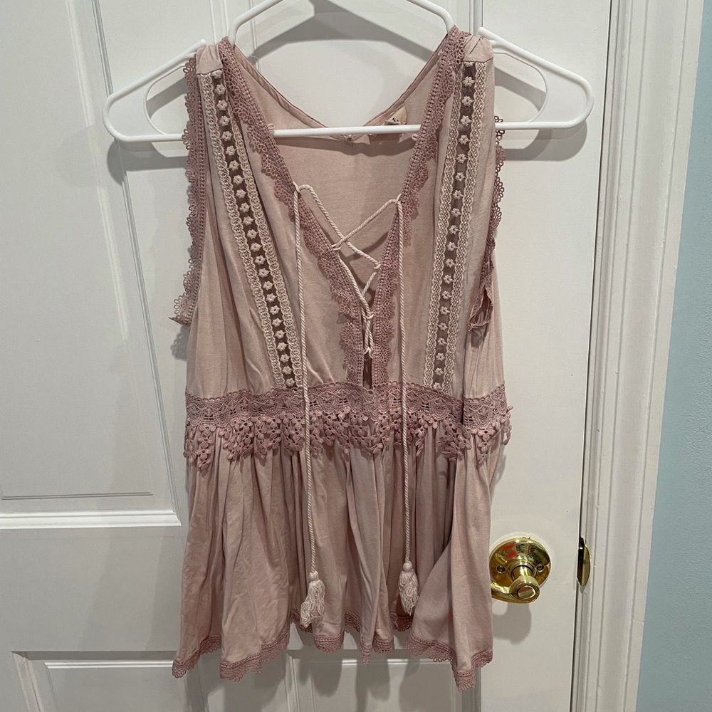 POL light pink top